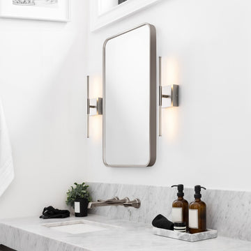 Makena Modern Minimalist Dimmable Integrated LED Metal Wall Sconce